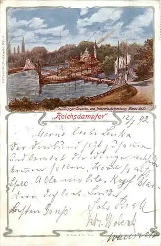 Zittau - Oberlausitzer Gewerbe und Industrie Ausstellung1902 -478666