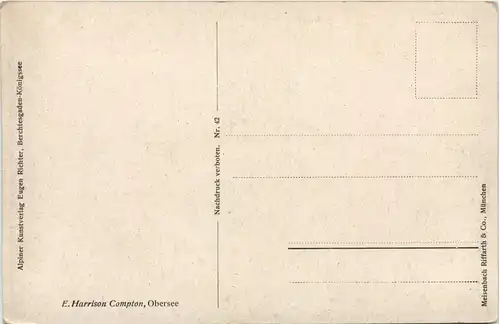 Künstler AK - E. Harrison Compton - Obersee -619098