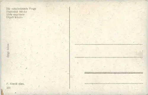 Künstler AK - F. Kierdl -619258