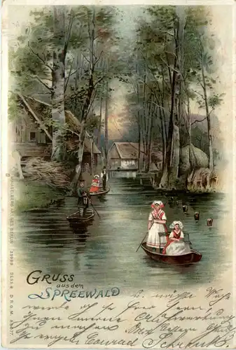 Gruss aus dem Spreewald - Litho -478922