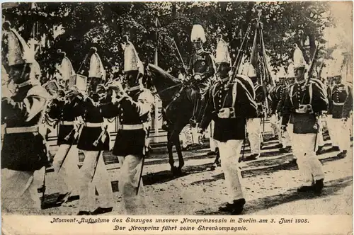 Berlin - Einzug unseres Kronprinzen 1905 -478942