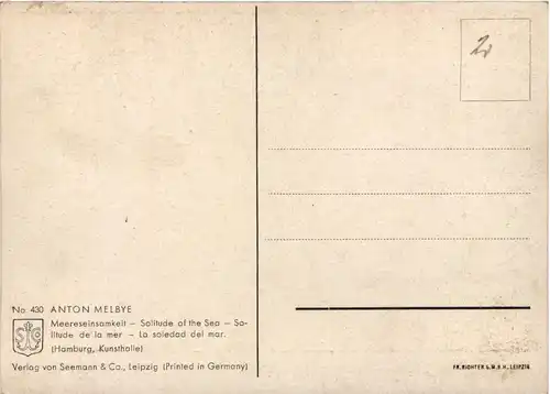 Künstler AK - Anton Melbye -619610