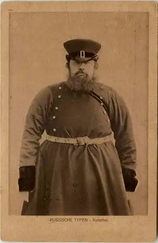 Russische Typen - Kutscher - Feldpost -620644