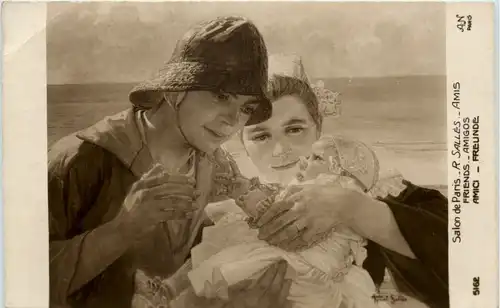 Künstler Ak - Salon de Paris - R. Salles -619730