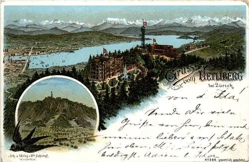 Gruss vom Uetliberg - Litho -479062