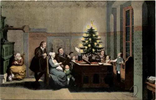 Luther im Kreiseseiner Familie -618112