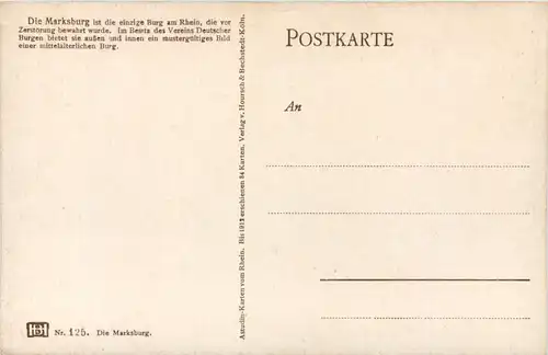 Braubach und die Marksburg -619518