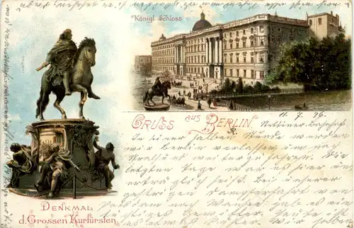 Gruss aus Berlin - Litho 1896 -620804