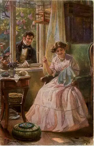 Künstler AK - F. Doubek -619256