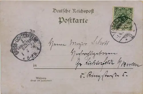 Gruss aus Potsdam - Litho 1896 -620884