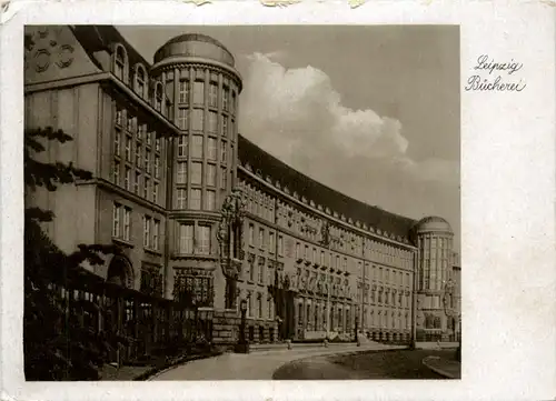 Leipzig, Bücherei -395944
