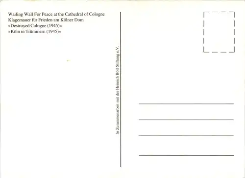 Das zerstörte Köln - Repro -620420