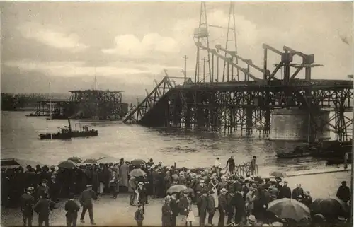 Köln - Eingestürzte Südbrücke 1908 -621014