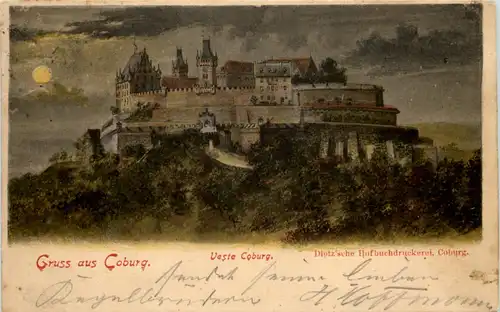 Gruss aus Coburg - Litho -618432