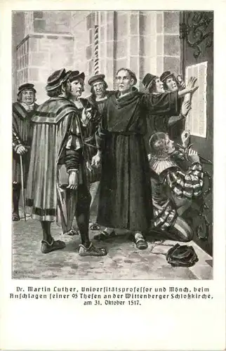 Der Thesenanschlag zu Wittenberg 1517 -618612