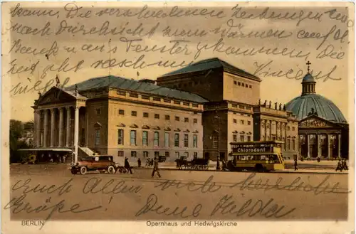 Berlin, Opernhaus und Hedwigskirche -396144
