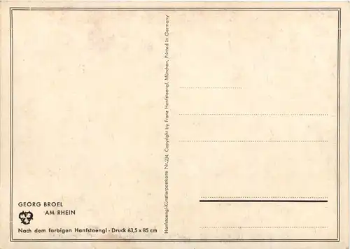 Künstler Ak - Georg Broel -619616