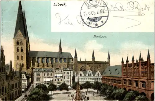 Lübeck - Marktplatz -621344