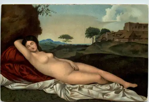 Dresden - Giorgione - Schlummernde Venus - Erotik -618852