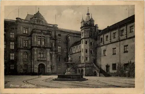 Dessau - Schlosshof - Einzelfrankatur -621384