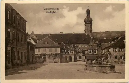 Weikersheim - Marktplatz -621414