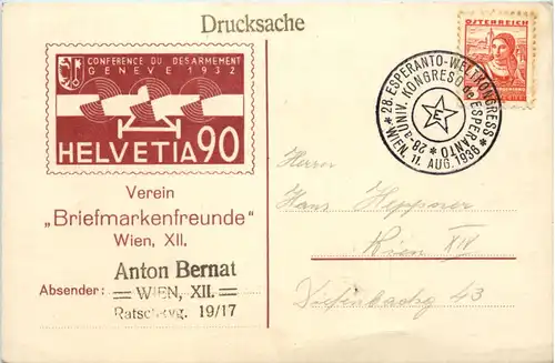 Wien - Verein Briefmarkenfreunde 1936 -620342