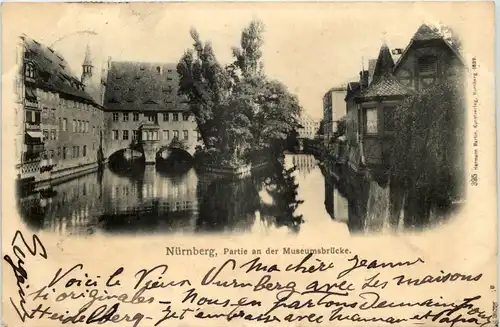 Nürnberg - Partie an der Museumsbrücke -620158