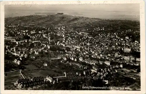 Lahr vom flugzeug aus - Einzelfrankatur Franz. Zone -621444