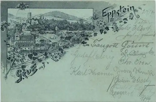 Eppstein - Litho 1894 - Vorläufer -620880