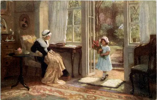 Künstler AK - Knowles - Grossmutters Geburtstag -618992