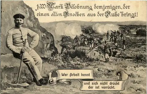 Militaria - 1000 Mark Belohnung -620682