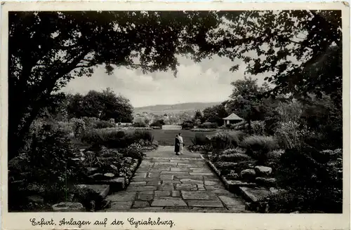 Erfurt, Anlagen auf der Cyriaksburg -396764