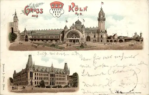 Gruss aus Köln - Litho 1896 -620850