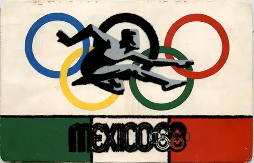 Olymische Spiele Mexico 1968 nach HongKong -620336