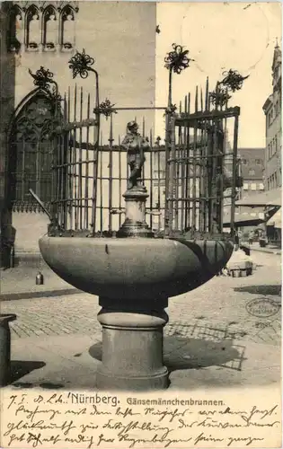 Nürnberg - Gänsemännchenbrunnen -621440