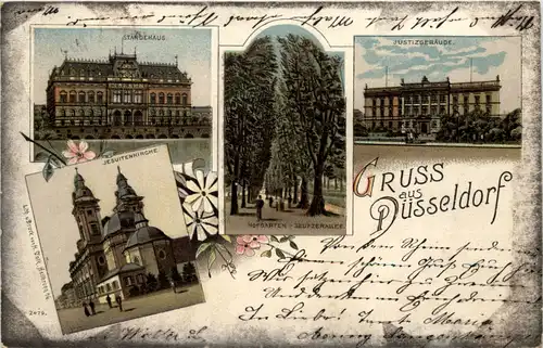 Gruss aus Düsseldorf - Litho -622114