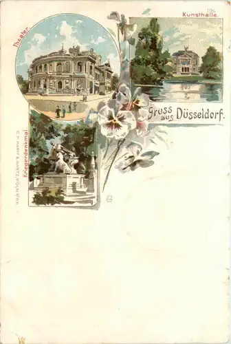 Gruss aus Düsseldorf - Litho -622134