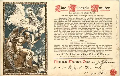 Eine Milliarde Minuten seit Christi Geburt 1902 -621062