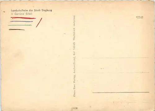 Landschulheim Gemünd Eifel - Schleiden -621230