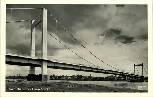 Köln - Mülheimer Hängebrücke -620958