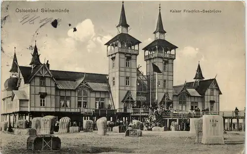 Ostseebed Swinemünde - Kaiser-Friedrich Seebrücke -621330