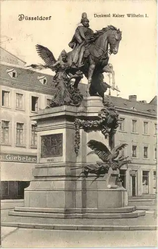Düsseldorf - mit Kaiser Wilhelm Denkmal -622334