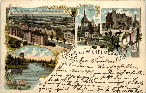 Gruss aus Wilhelmshaven - Litho -480642