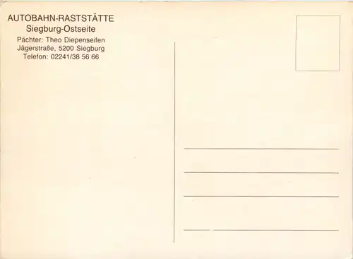 Siegburg - Autobahn-Rasthaus -621158