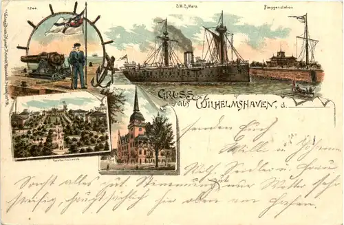 Gruss aus Wilhelmshaven - Litho -480722