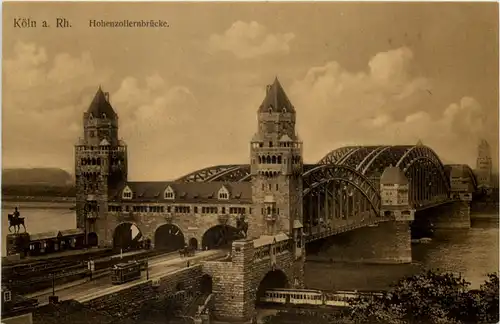 Köln - Hohenzollernbrücke -620956