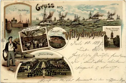 Gruss aus Wilhelmshaven - Litho -480742