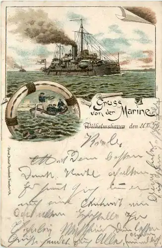 Gruss aus Wilhelmshaven - Litho -480782