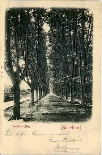 Düsseldorf - Seufzer Allee - Reliefkarte -621880