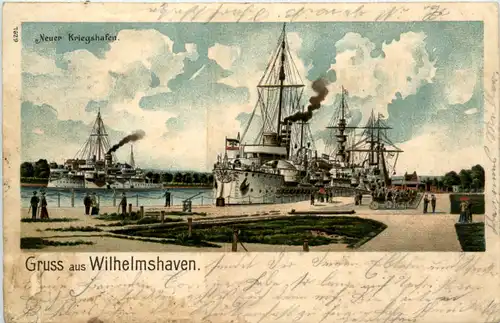 Gruss aus Wilhelmshaven - Litho -480802